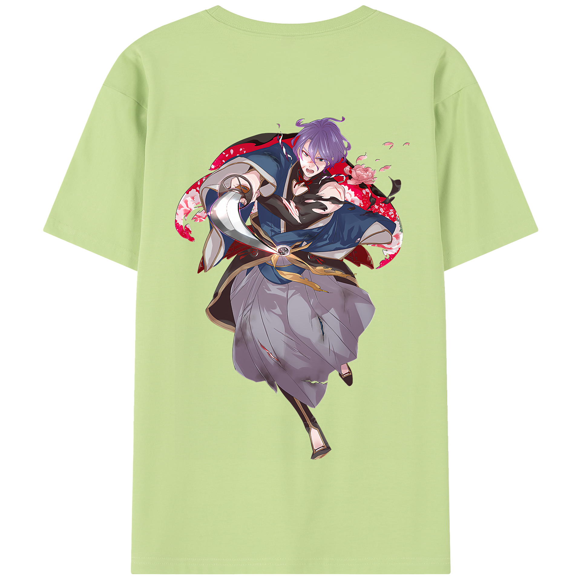 （画像用） 刀剣乱舞 Touken Ranbu 綿100％半袖Tシャツ（背面プリント）